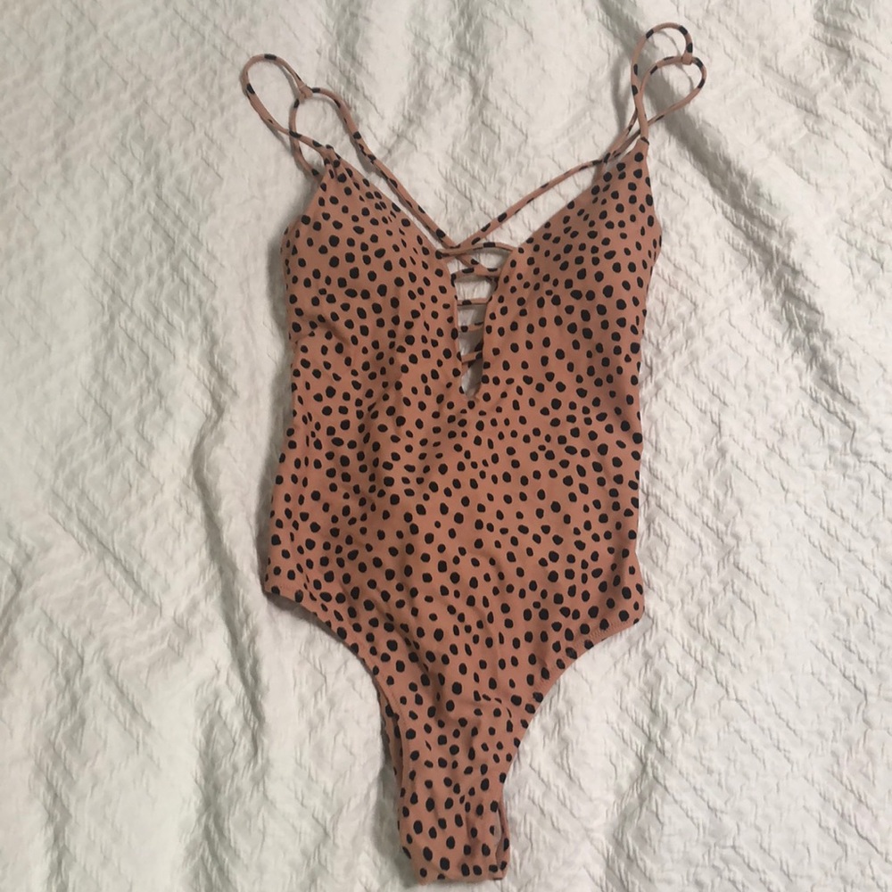 Animal print swimsuit